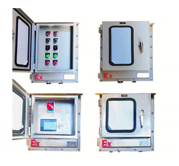 加裝防護(hù)門防爆配電箱 不銹鋼雙門防爆控制箱