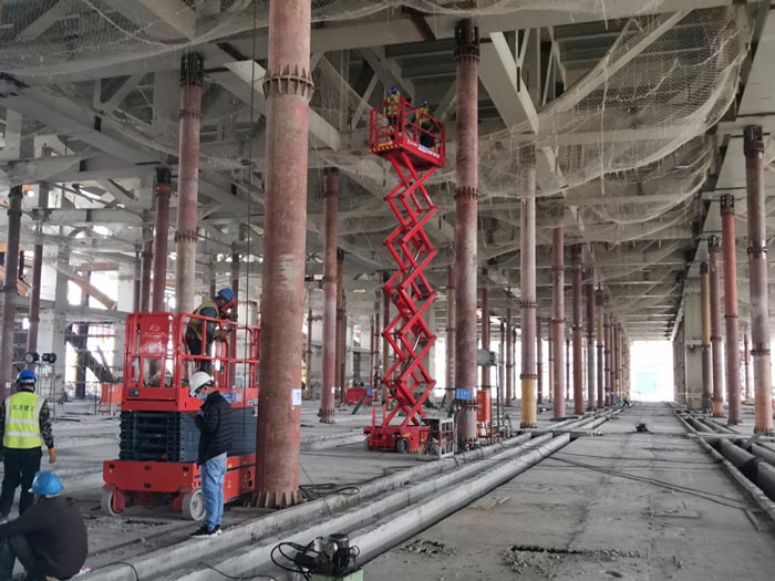 眾能聯(lián)合高空作業(yè)車為北京冬奧會項目建設(shè)加速